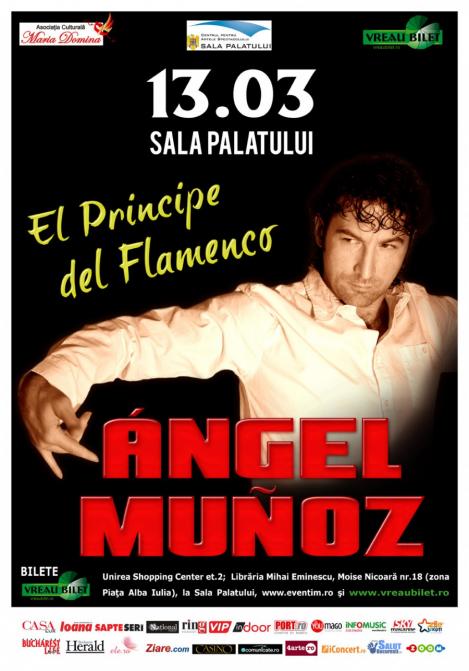 Dansatorul de flamenco Angel Munoz vine in Romania pentru doua spectacole