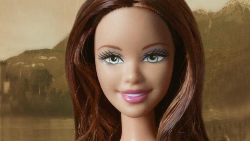 FOTO! Papusa Barbie, folosita in replicile unor opere de arta celebre