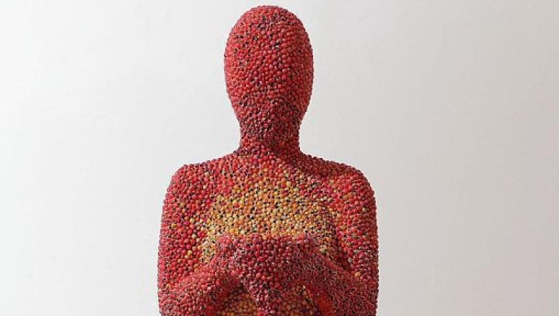 FOTO! The Lady Bug: sculptura din 20.000 de buburuze!