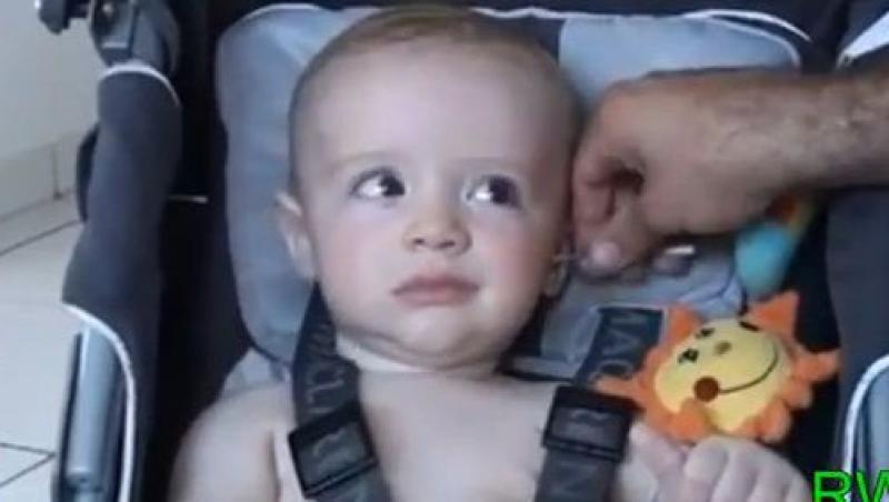 VIDEO! Cum poti face un bebelus sa se opreasca din plans!