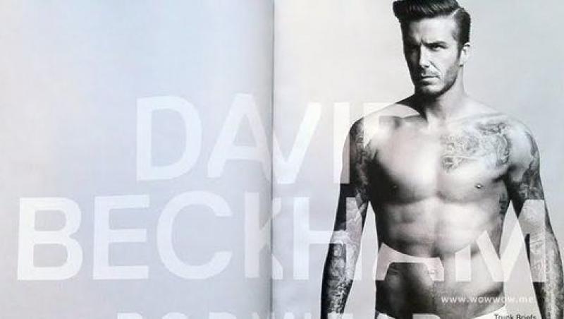 FOTO! David Beckham, la bustul gol pentru H&M!