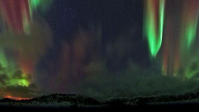 FOTO! Aurora Boreala, spectacol inedit pe cerul Norvegiei