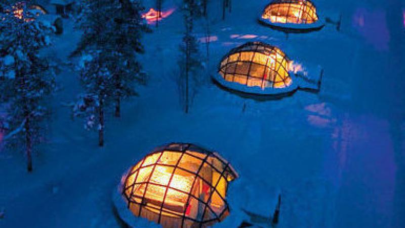 Complexul de igluuri din Finlanda, un obiectiv turistic pentru cei dornici de noutate