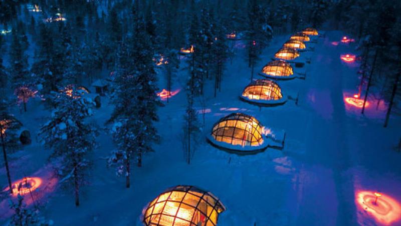 Complexul de igluuri din Finlanda, un obiectiv turistic pentru cei dornici de noutate