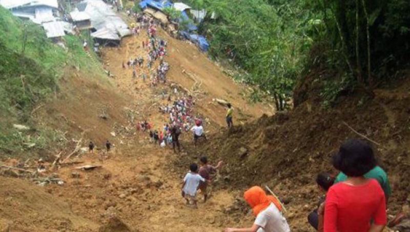 Filipine: 25 de morti si 150 de disparuti in urma unei alunecari de teren