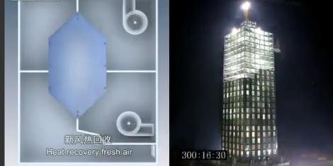 VIDEO! China: Au construit o cladire inalta de 30 de etaje in 15 zile