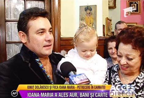 VIDEO! Ionut Dolanescu i-a rupt turta fiicei sale! Vezi ce a "ales"!