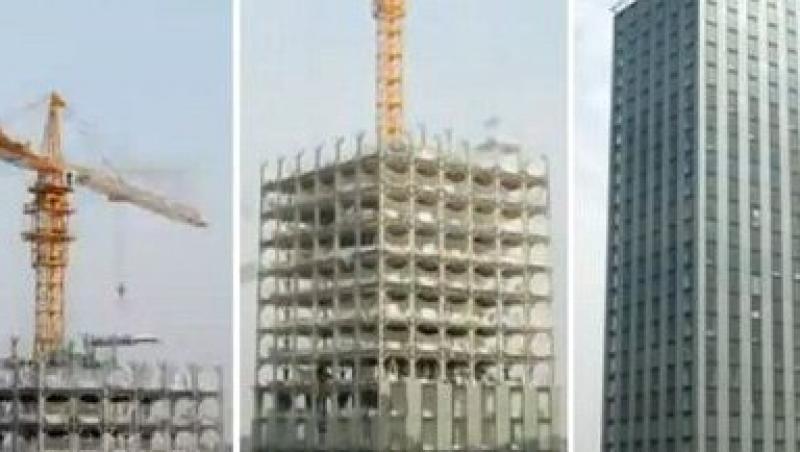 Un hotel de 30 de etaje a fost construit in 15 zile