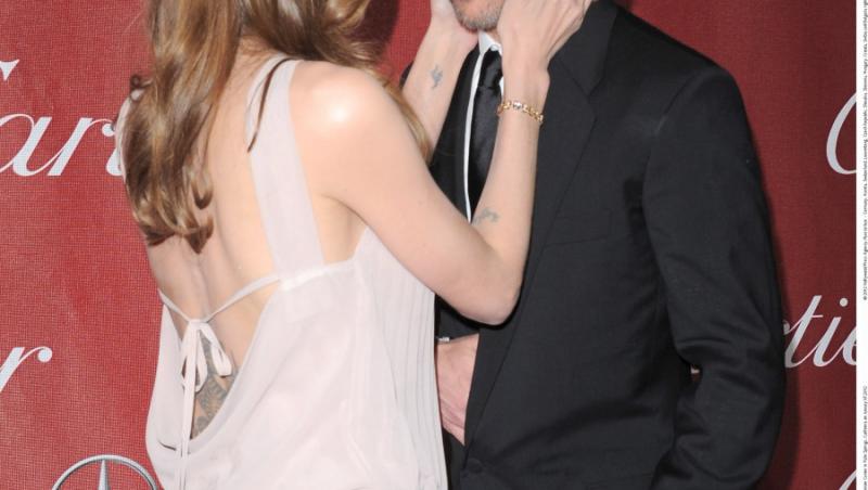 FOTO! Angelina Jolie, tandra cu Brad Pitt in public