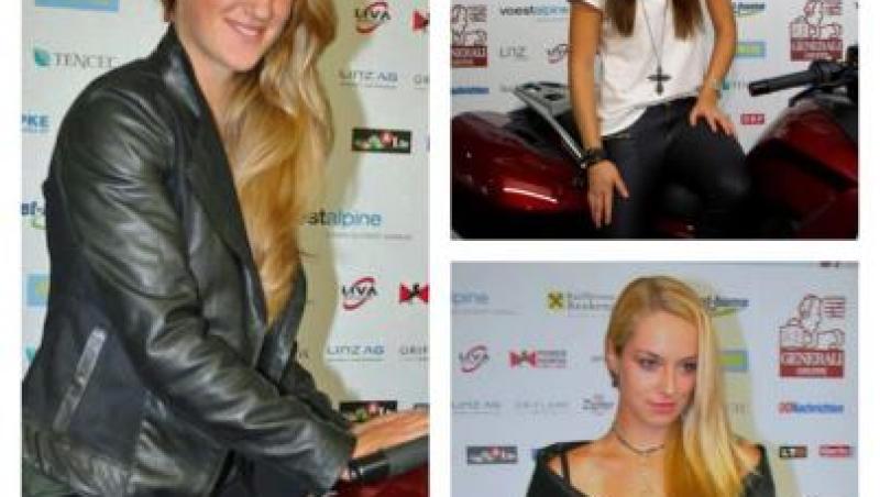 Au lasat rachetele de tenis pentru haine de motociclisti: Sorana Carstea si Monica Niculescu bikerite