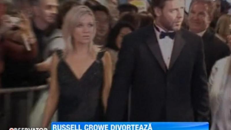 Russell Crowe divorteaza dupa noua ani de casnicie