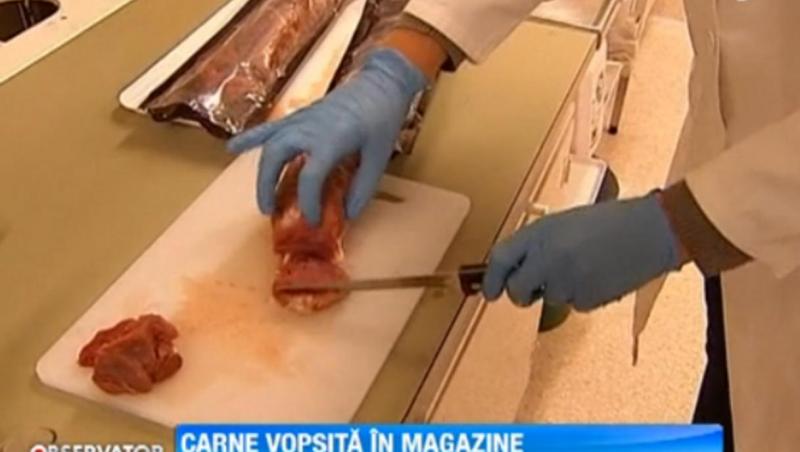 Carne de porc vopsita si vanduta drept carne de vita, in Suedia