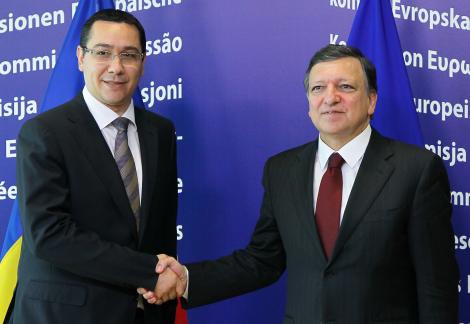 Barroso catre Ponta: "Daca nu se face ceva urgent, absorbtia fondurilor UE va fi serios compromisa"