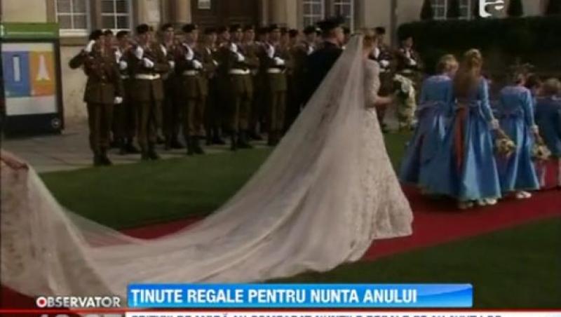 Tinute regale pentru nunta princiara a anului din Luxemburg