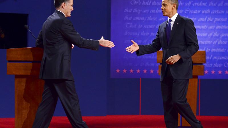 Barack Obama si Mitt Romney sunt gata de marea dezbatere, decisiva pentru votul din 6 noiembrie