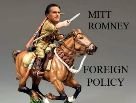 Calul si baioneta, vedete pe internet. Vezi cele mai tari imagini cu "armata" lui Mitt Romney!