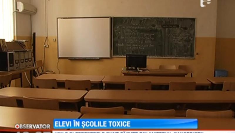 Scolile din Romania sunt toxice pentru elevi din cauza materialelor cu care au fost renovate