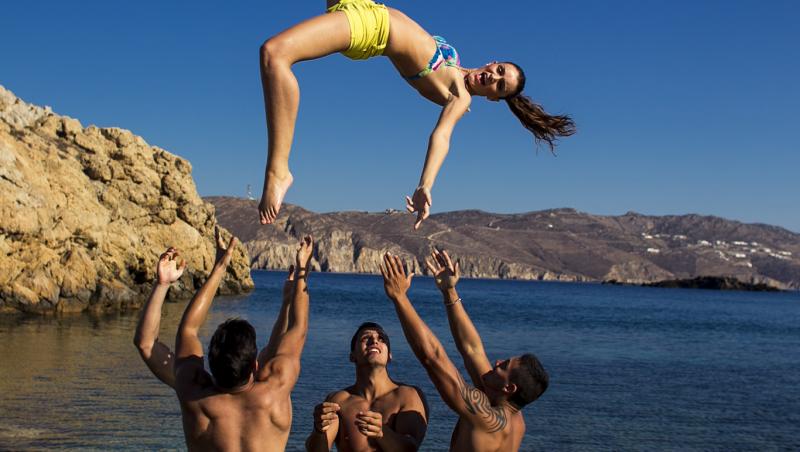 GALERIE FOTO! Fetele de la Next Top Model au innebunit grecii cu picioarele lor! Uite-le in toata splendoarea!