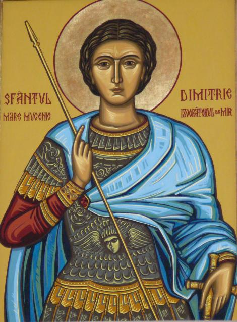 26 octombrie: Sfantul Mare Mucenic Dimitrie, Izvoratorul de Mir