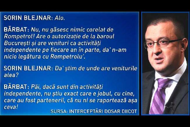 Stenograme. Sorin Blejnar cauta dusmanii lui Traian Basescu la Rompetrol