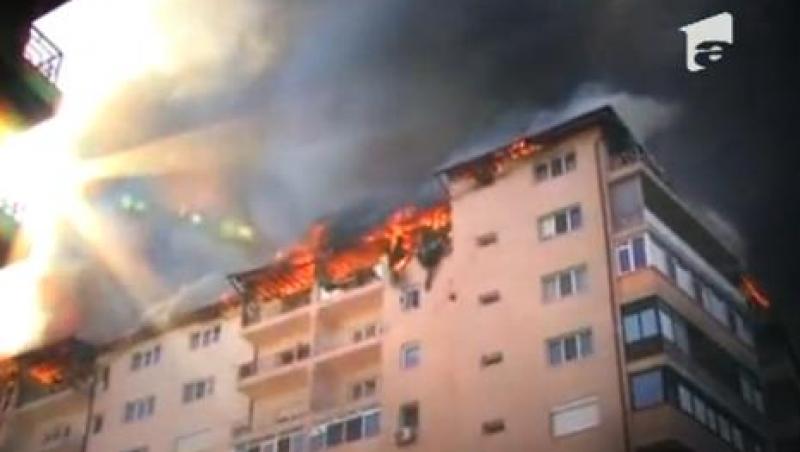 Circa 600 de oameni au fost afectati de focul izbucnit in cartierul nou de langa Bucuresti