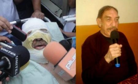 Un jurnalist a fost stropit cu benzina si ars de viu in timpul emisiunii sale, in direct