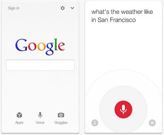Concurenta pentru SIRI pe IPhone din partea Google Search