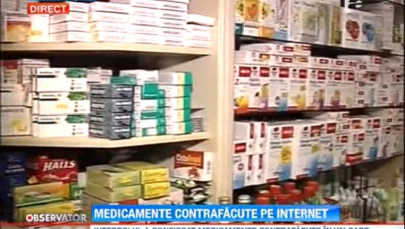 Milioane de medicamente contrafacute comercializate pe internet au fost confiscate
