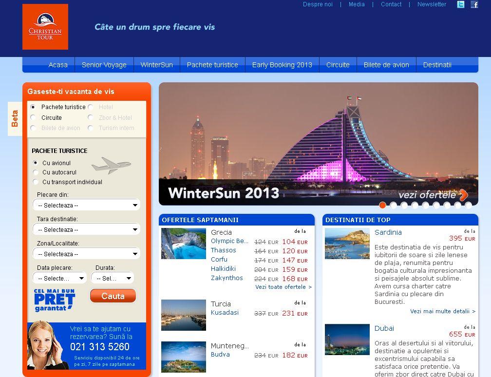 S-a format cel mai mare grup de turoperatori din Romania. Vacante cu reduceri de pana la 50% la lansarea Grupului Christian Tour
