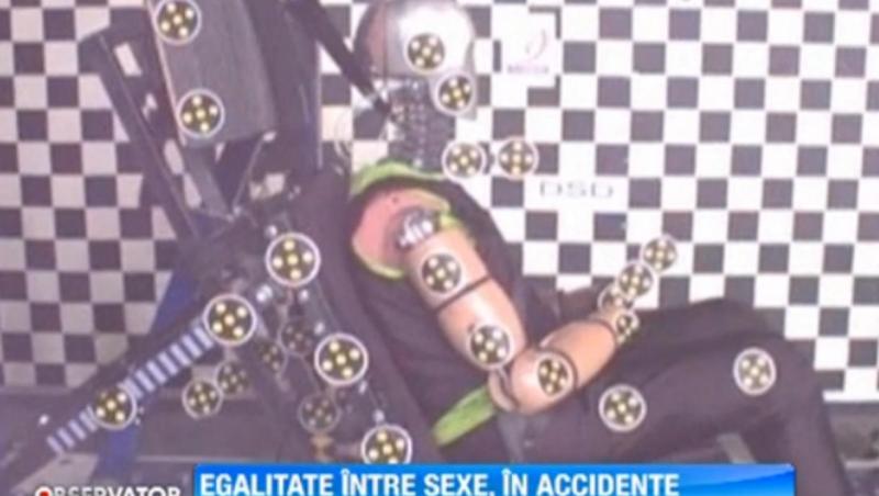 Egalitate intre sexe: La testele de siguranta auto vor fi folosite si manechine femei