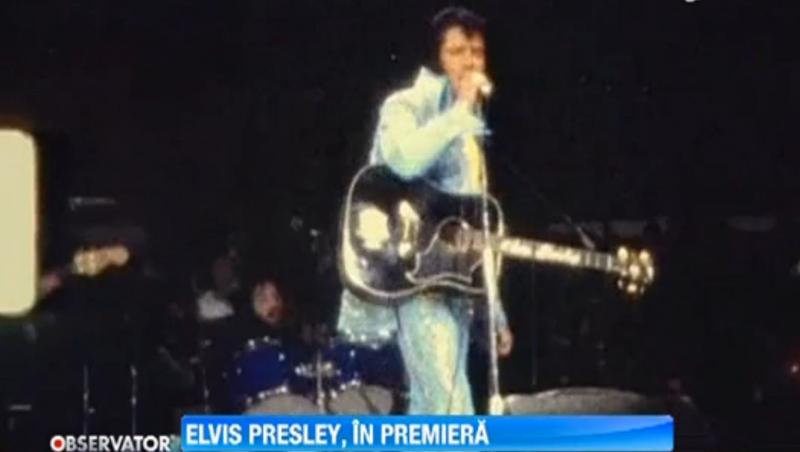 Imagini in premiera cu Elvis Presley dintr-un concert de la New York