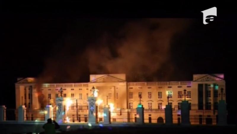 Palatul Buckingham a ars din temelii!