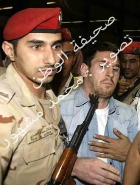 VIDEO! Lionel Messi, cu pusca la gat la sosirea in Arabia Saudita