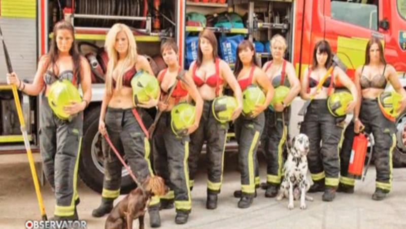 Pompieritele din Marea Britanie au pozat sexy in scop caritabil