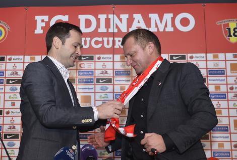 Dorinel Munteanu a fost prezentat oficial la Dinamo