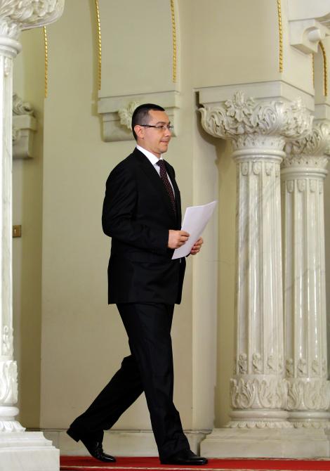 Ponta: Raman premier numai daca USL are majoritatea absoluta in Parlament