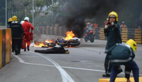 VIDEO! O noua tragedie in sporturile cu motor! Un motocilist portughez a murit in urma unui grav accident pe circuitul de la Macao