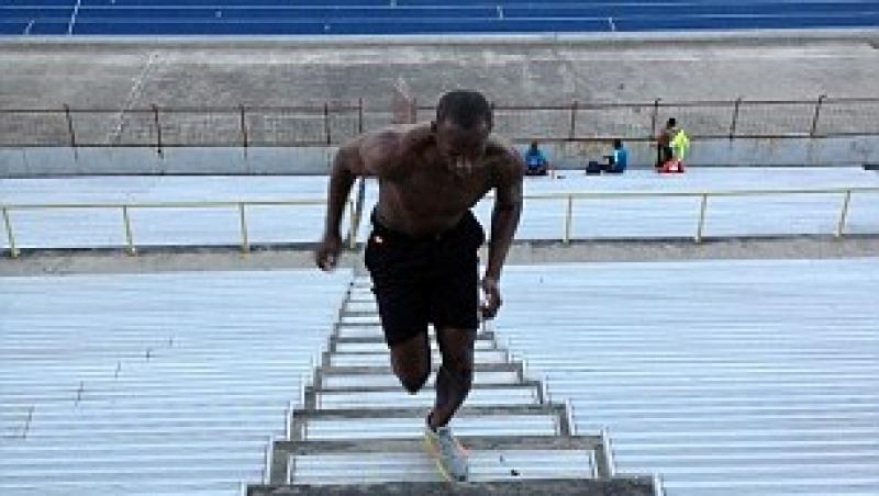 Secretul succesului: Usain Bolt, antrenamente in stilul lui Rocky