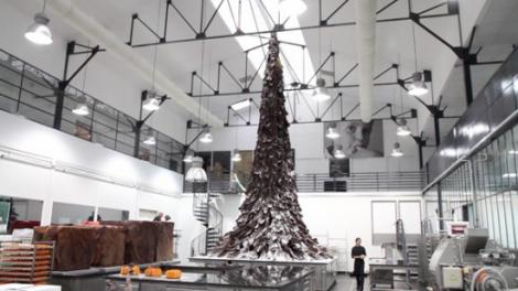 Desert demn de Top Chef: Copac din ciocolata, inalt de 5 metri!