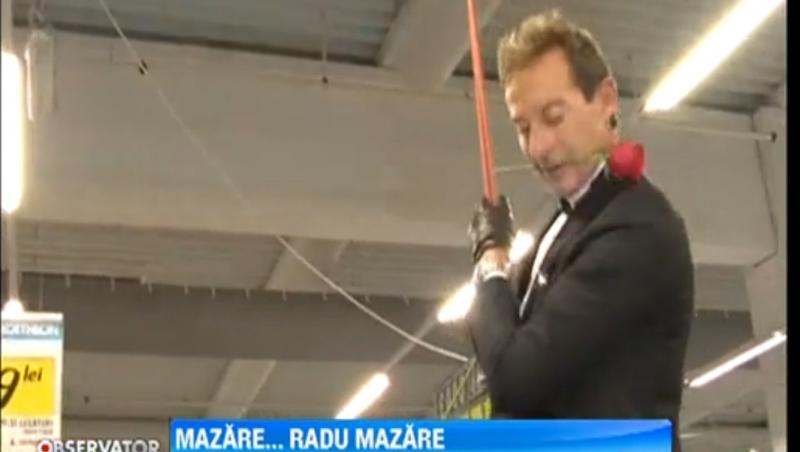 Radu Mazare, aparitie de James Bond la deschiderea unui magazin