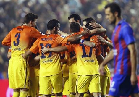 Barcelona, inca un record: 11 descoperiri “La Masia” in meciul cu Levante