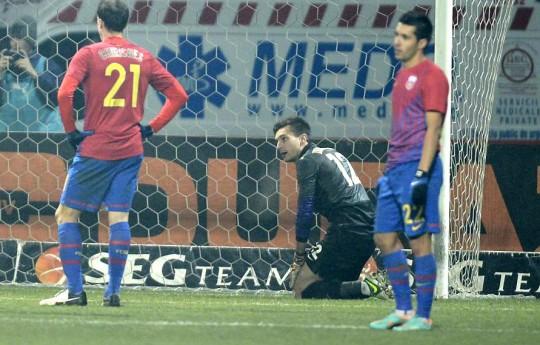 Brasov-Steaua 3-1: &ldquo;Stegarii&rdquo; ii lasa pe stelisti in pungutele goale