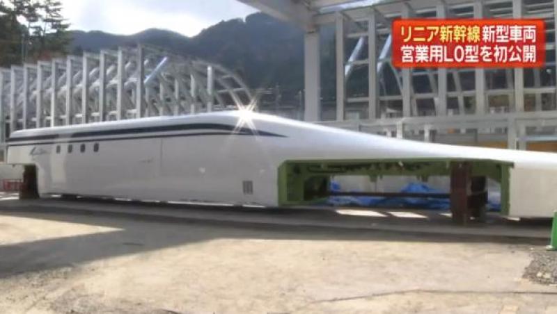 VIDEO! Cum arata trenul care va merge cu 500 de kilometri pe ora