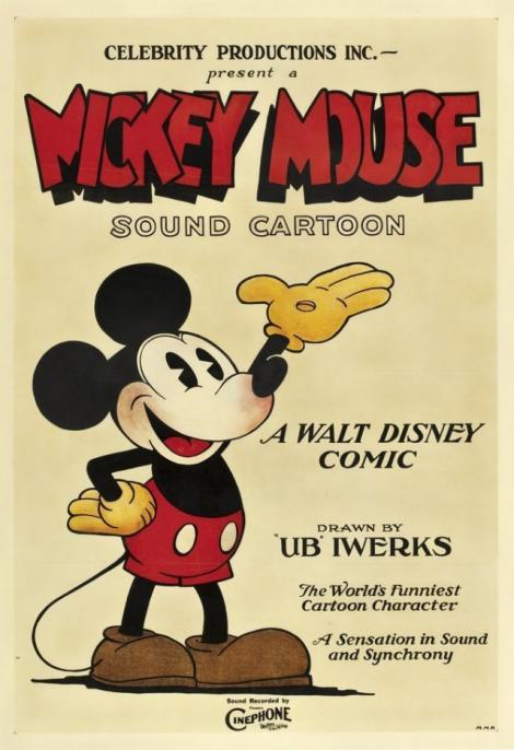 Un poster cu Mickey Mouse a fost vandut cu o suma impresionanta