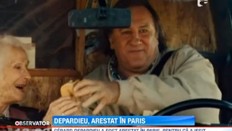 Gerard Depardieu, arestat pentru ca a condus in stare avansata de ebrietate