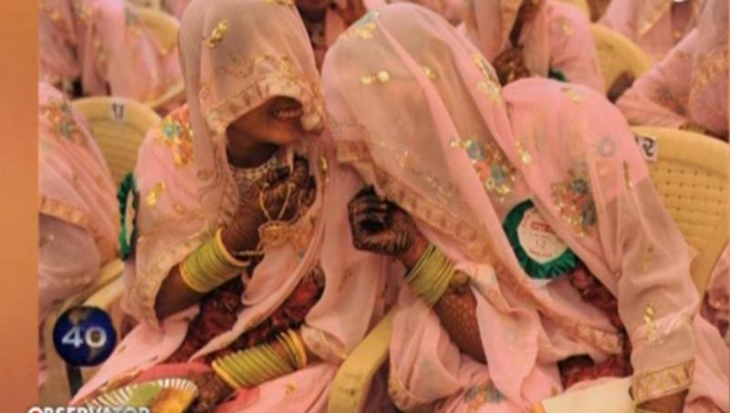 Nunta in masa in India: 47 de cupluri au spus 