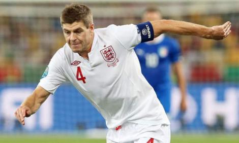 Steven Gerrard, al 6-lea englez cu 100 de selectii la echipa nationala