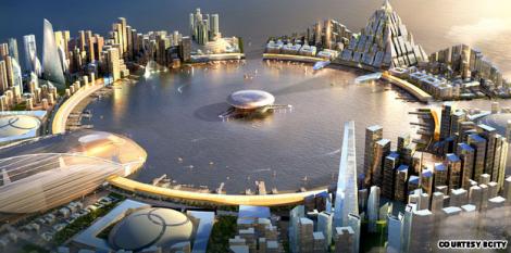 Sud-coreenii au pus gand rau Dubaiului! Vor sa construiasca cel mai frumos oras din lume