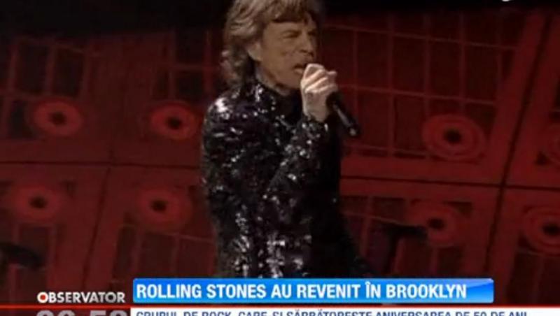 Trupa Rolling Stones a sustinut, dupa aproape 50 de ani, un concert in Brooklyn
