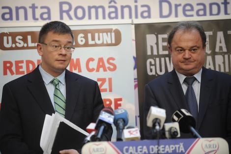 Alianta Romania Dreapta s-a desfiintat. Cristian Boureanu: "A fost o mare prostie"